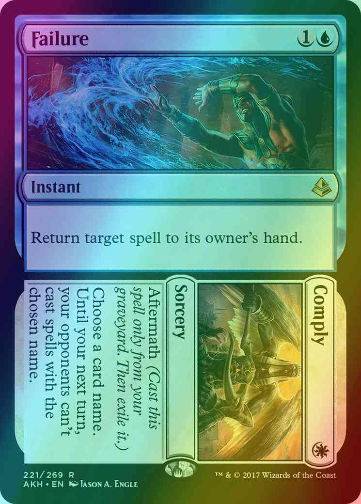 Failure // Comply [221] [Amonkhet] [Foil]