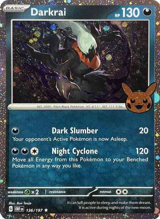 Darkrai - 136/197 - Promo [Trick or Trade BOOster 2024] [sv03msp-136] [Cosmos Holo]