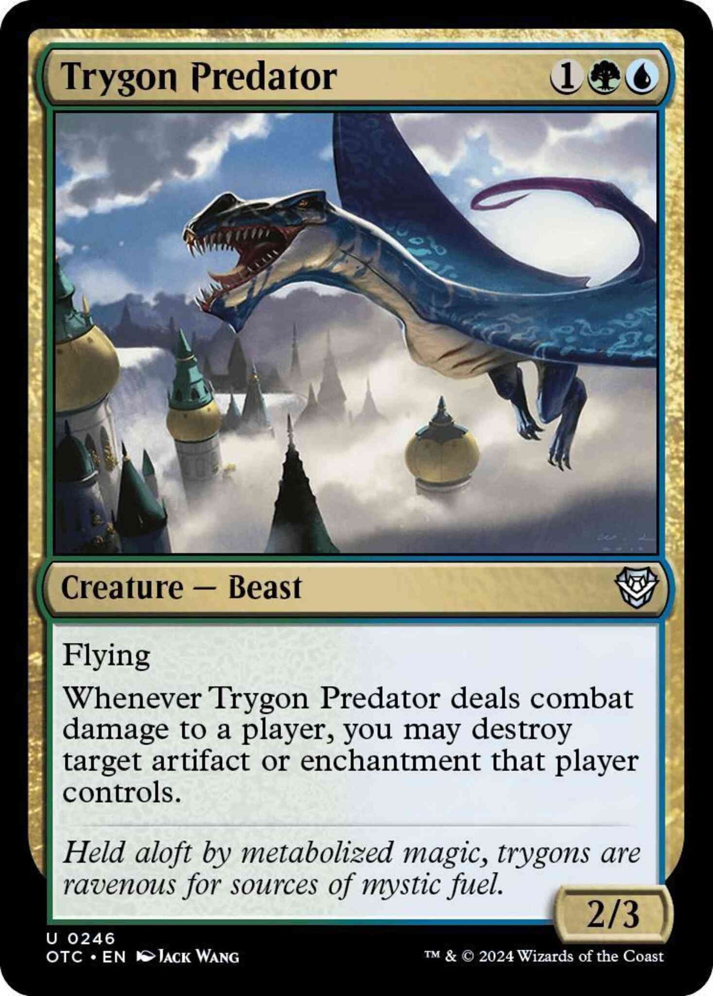 Trygon Predator [246] [Outlaws of Thunder Junction: Commander] [Non-Foil]