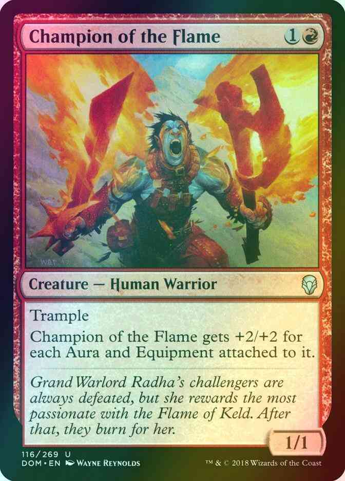 Champion of the Flame [116] [Dominaria] [Foil]