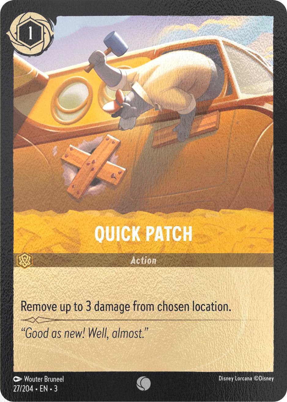 Quick Patch - 27/204 [Into the Inklands] [Cold Foil]