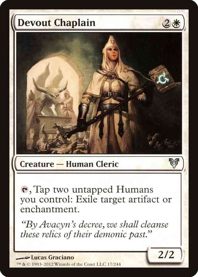Devout Chaplain [17] [Avacyn Restored] [Non-Foil]