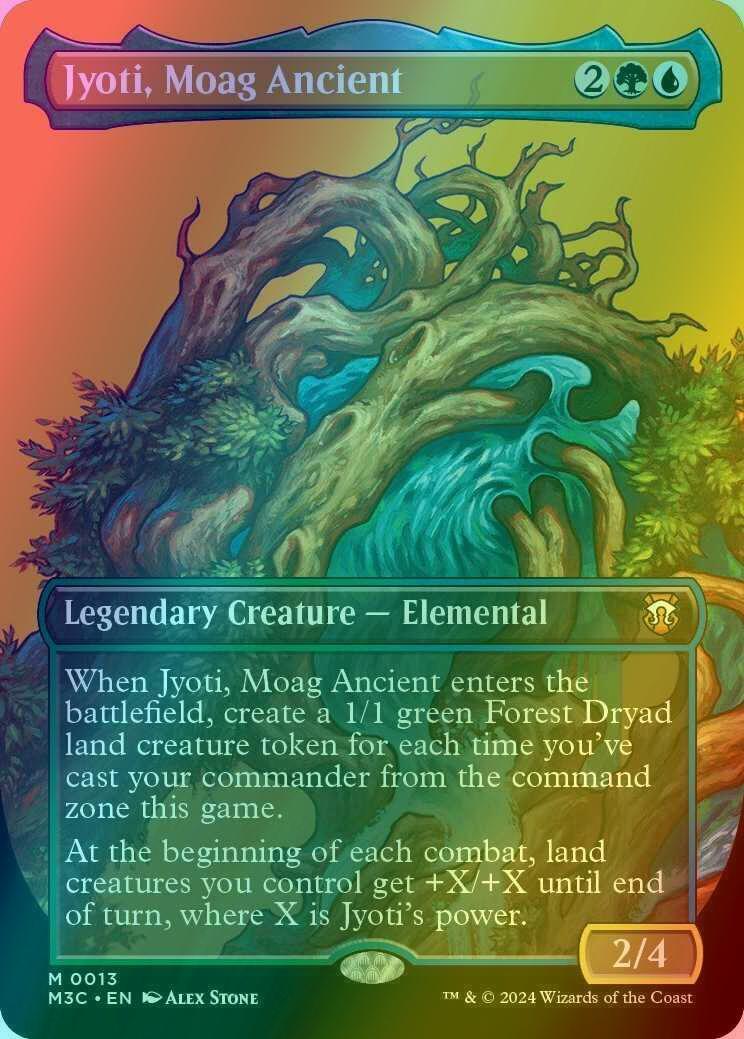 Jyoti, Moag Ancient [13] [Borderless] [Profile] [Modern Horizons 3: Commander] [Foil]