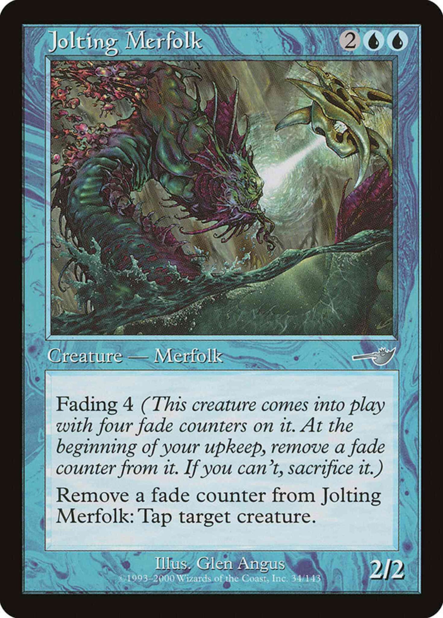 Jolting Merfolk [34] [Nemesis] [Non-Foil]