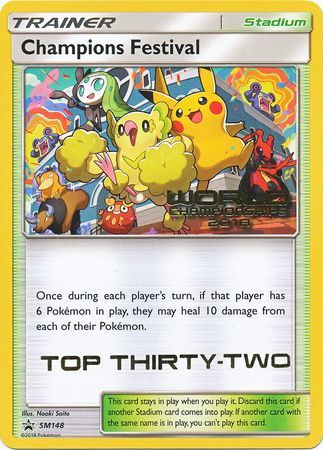 Champions Festival - Top Thirty Two - SM148 - World Championships 2018 Promo [Non-Holo]