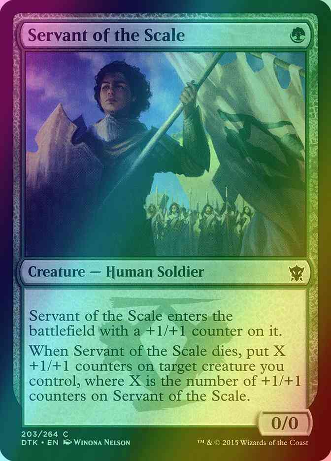 Servant of the Scale [203] [Dragons Of Tarkir] [Foil]