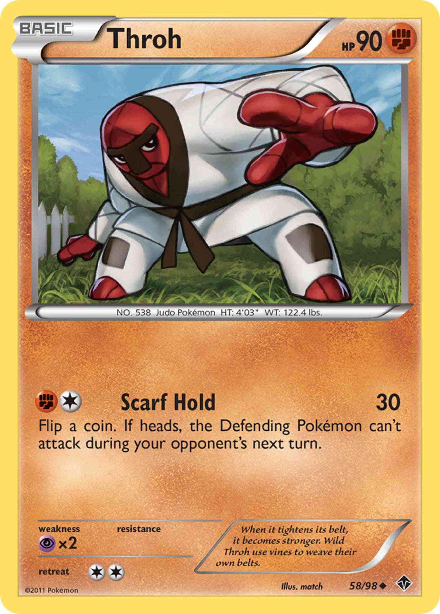 Throh - 58/98 - Uncommon [bw2-58] [Reverse Holo]