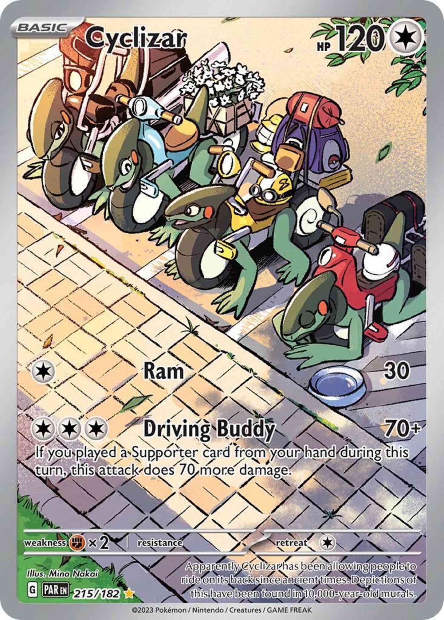 Cyclizar - 215/182 - Illustration Rare [sv04-215] [Ultra]