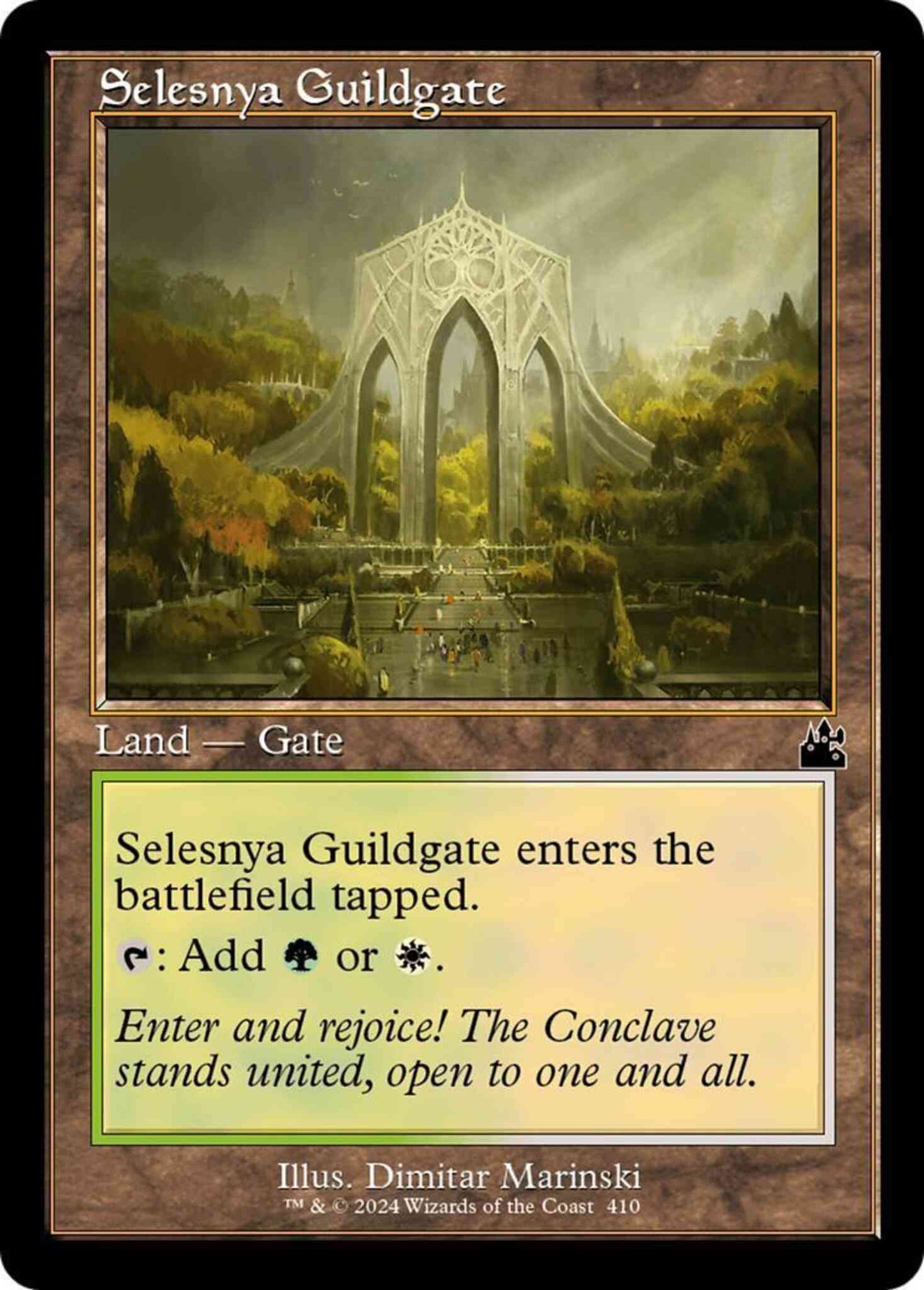 Selesnya Guildgate [410] [Retro Frame] [Ravnica Remastered] [Non-Foil]