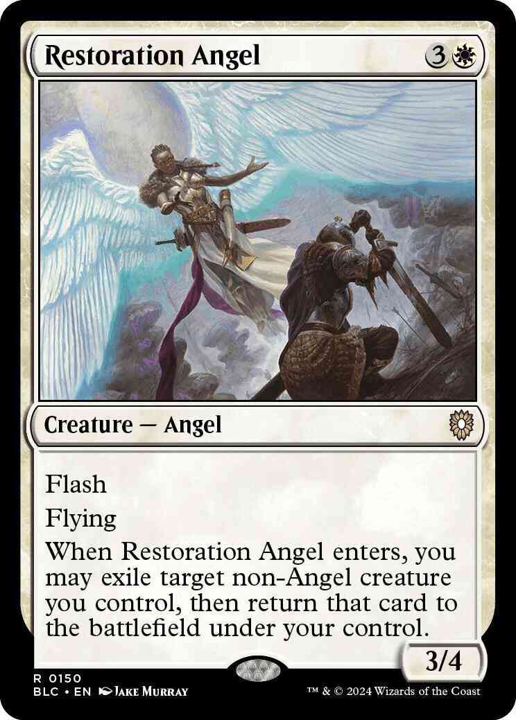 Restoration Angel [150] [Bloomburrow: Commander] [Non-Foil]