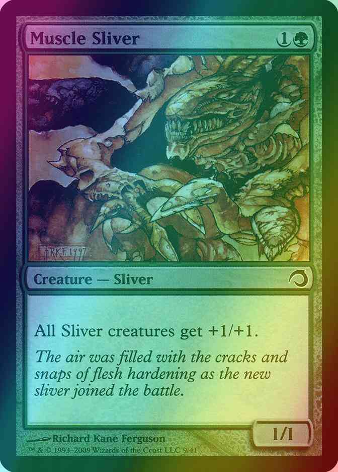 Muscle Sliver [9] [Premium Deck Series: Slivers] [Foil]