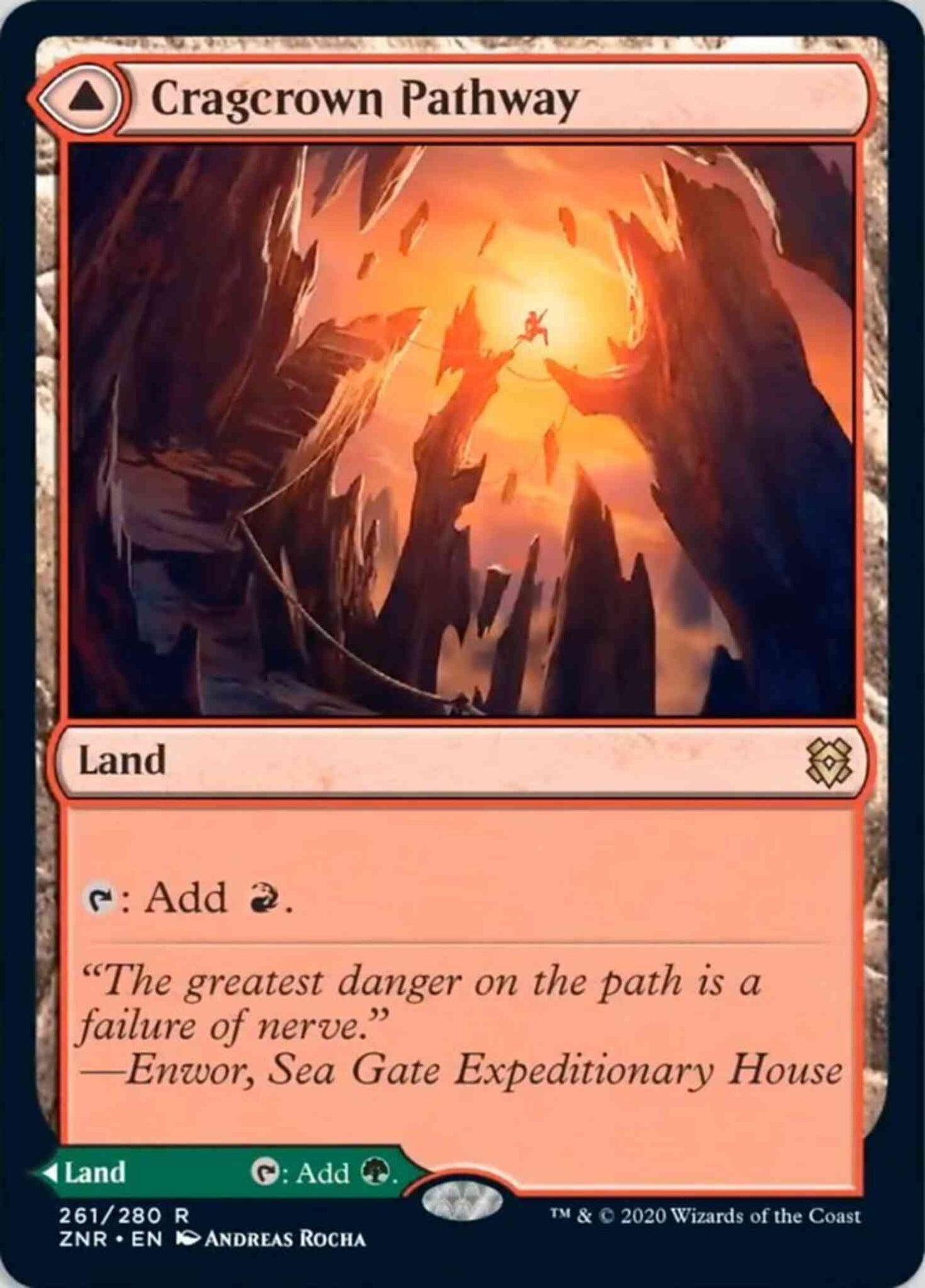 Cragcrown Pathway // Timbercrown Pathway [261] [Zendikar Rising] [Non-Foil]