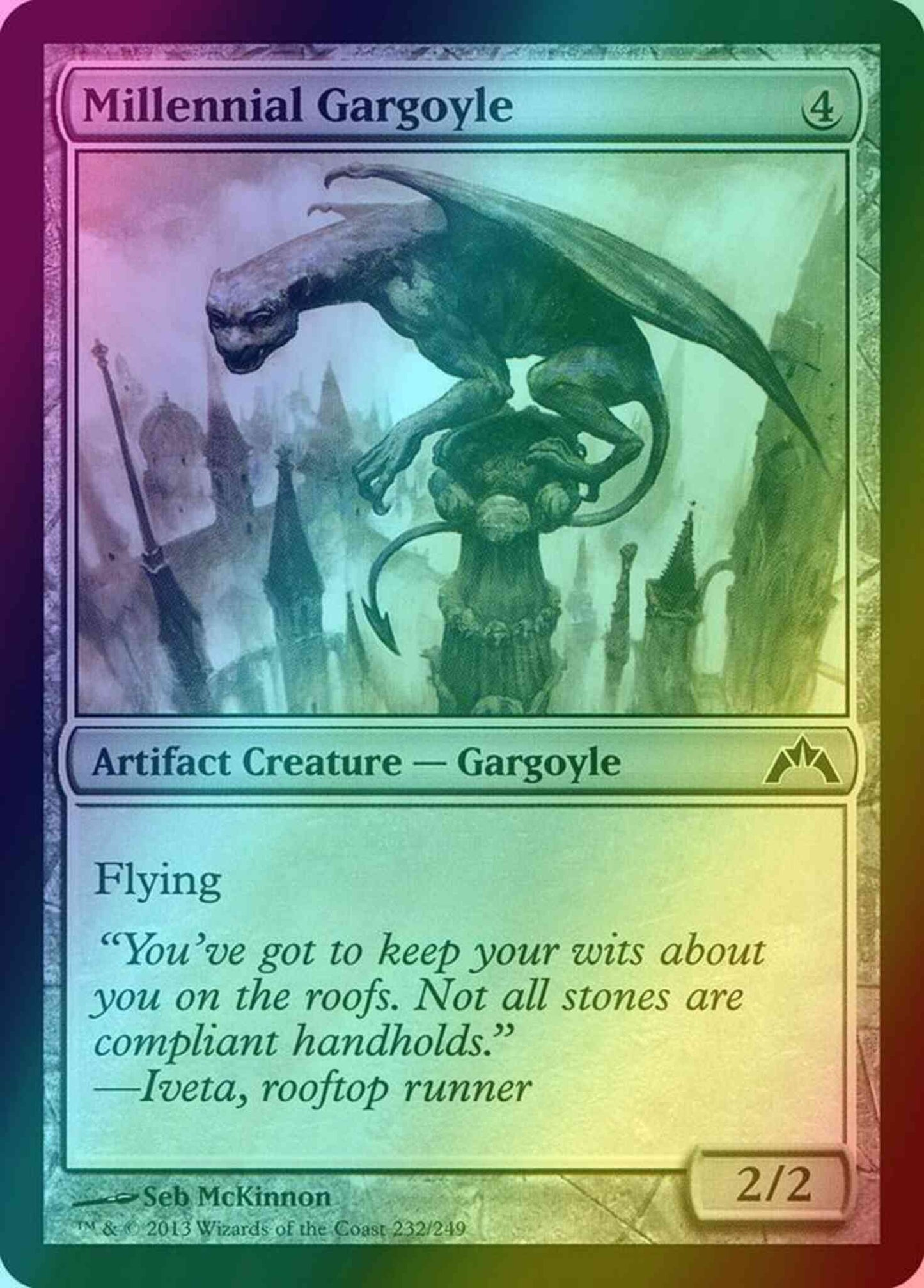 Millennial Gargoyle [232] [Gatecrash] [Foil]