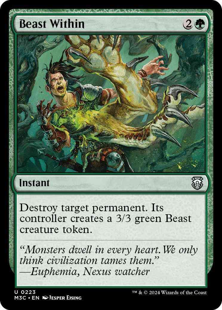 Beast Within [223] [Modern Horizons 3: Commander] [Non-Foil]