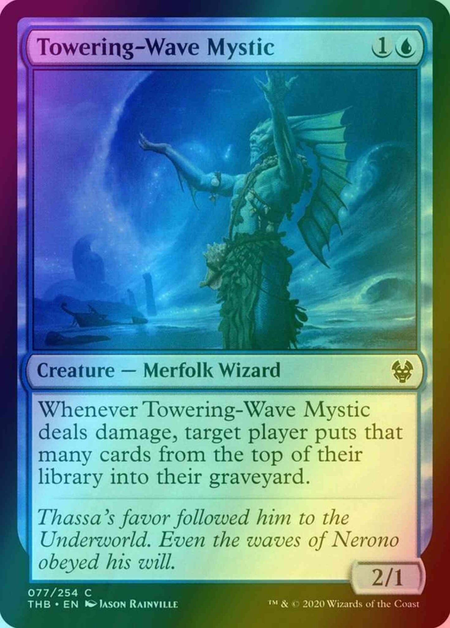 Towering-Wave Mystic [77] [Theros Beyond Death] [Foil]