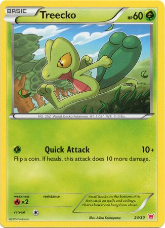 Treecko - 24/30 - [XY Trainer Kit (Latias)] [Non-Holo]
