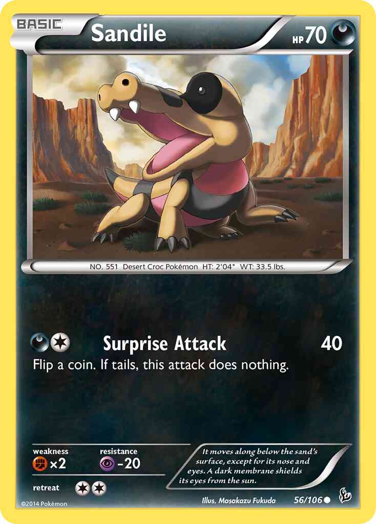 Sandile - 56/106 - Common [xy2-56] [Non-Holo]