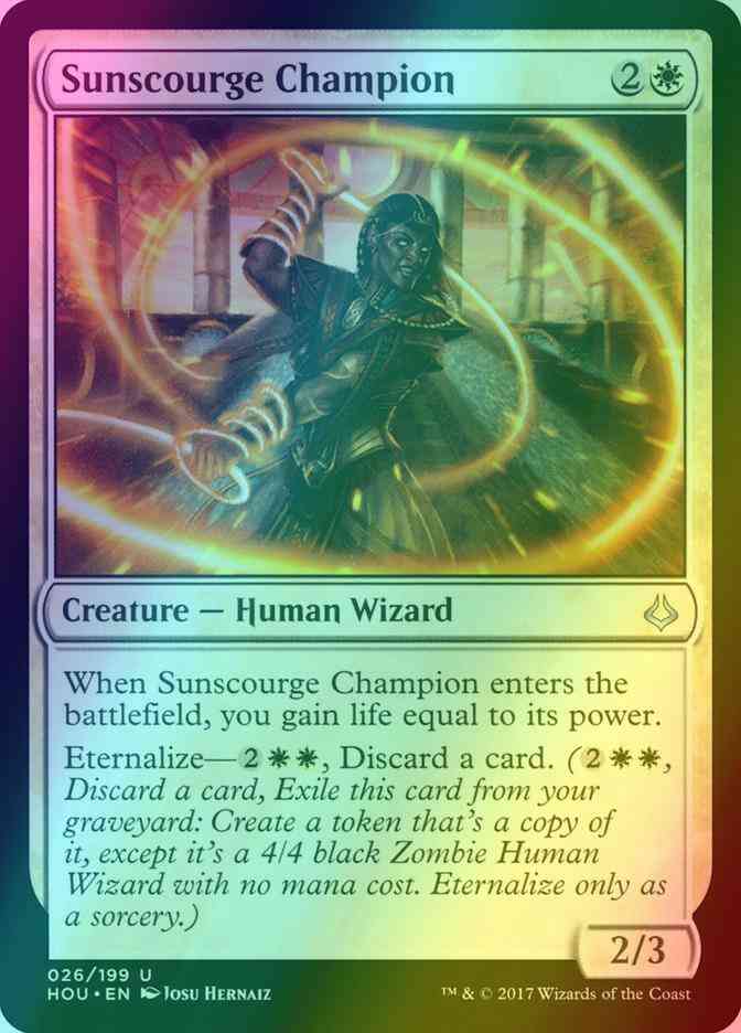 Sunscourge Champion [26] [Hour of Devastation] [Foil]