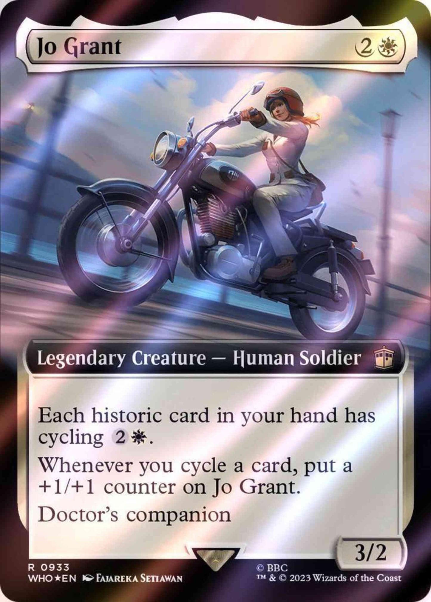 Jo Grant [933] [Extended Art] [Universes Beyond: Doctor Who] [Surge Foil]
