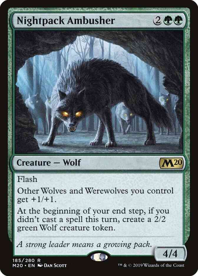 Nightpack Ambusher [185] [Core Set 2020] [Non-Foil]