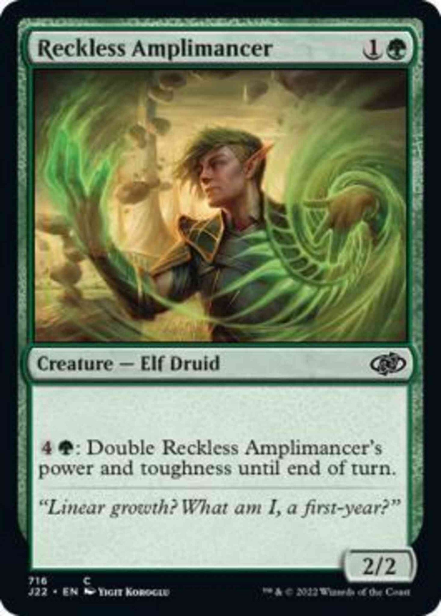 Reckless Amplimancer [716] [Jumpstart 2022] [Non-Foil]