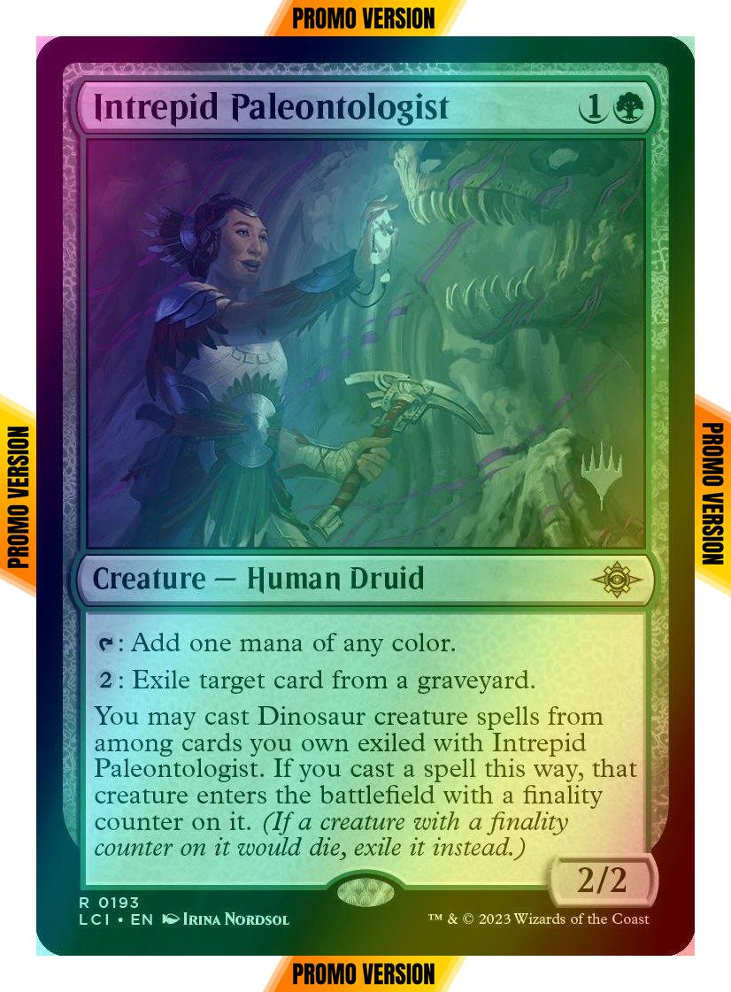 Intrepid Paleontologist [193p] [Promo Pack] [The Lost Caverns of Ixalan: Promos] [Foil]