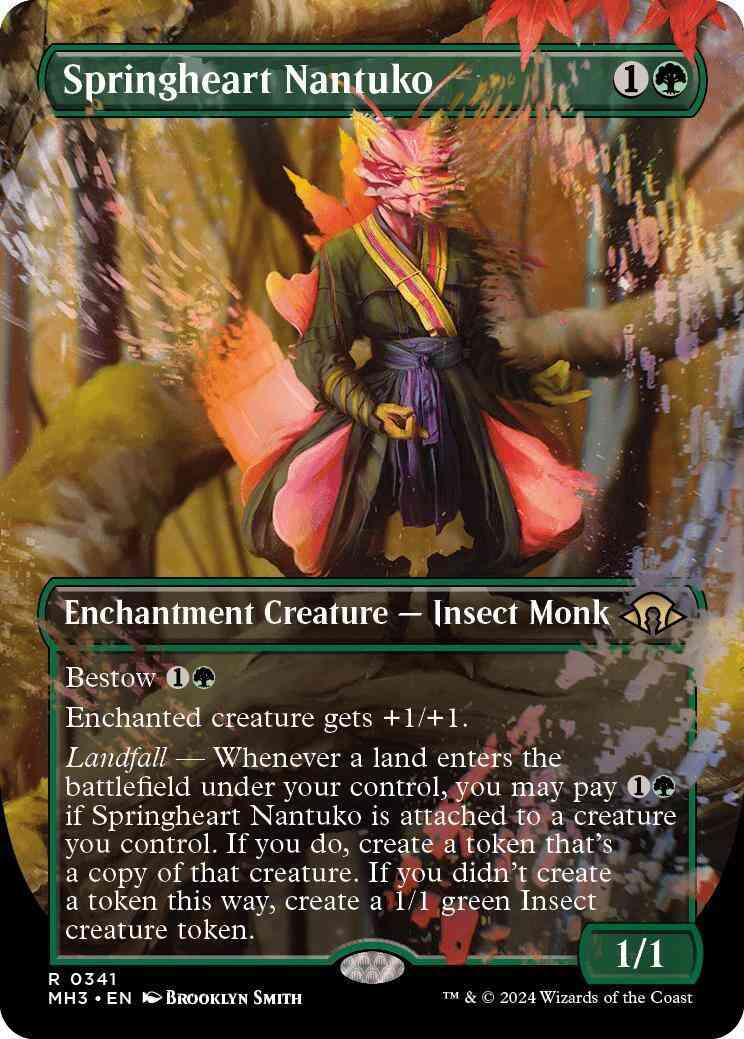 Springheart Nantuko [341] [Borderless] [Modern Horizons 3] [Non-Foil]