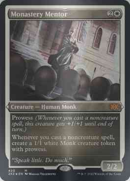 Monastery Mentor [420] [Double Masters 2022] [Etched Foil]