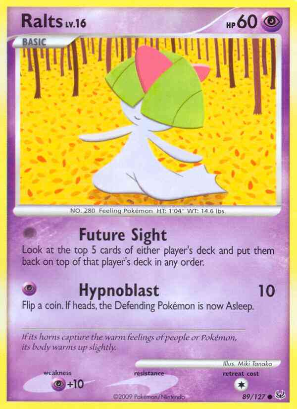 Ralts - 89/127 - Common [pl1-89] [Reverse Holo]