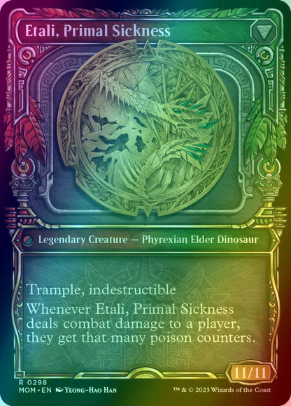 Etali, Primal Conqueror // Etali, Primal Sickness [298] [Planar Showcase] [March of the Machine] [Foil]