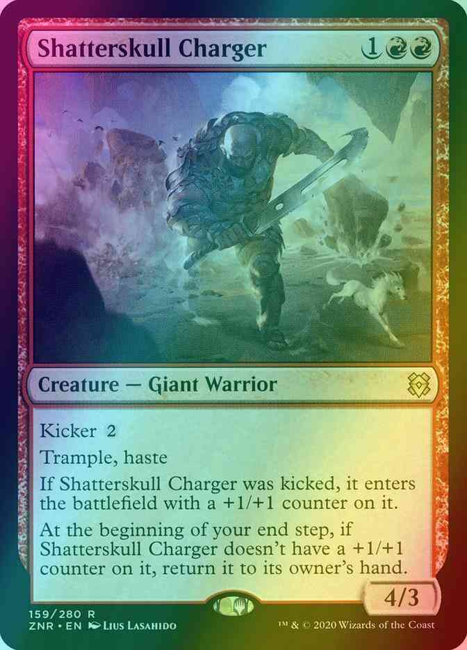 Shatterskull Charger [159] [Zendikar Rising] [Foil]