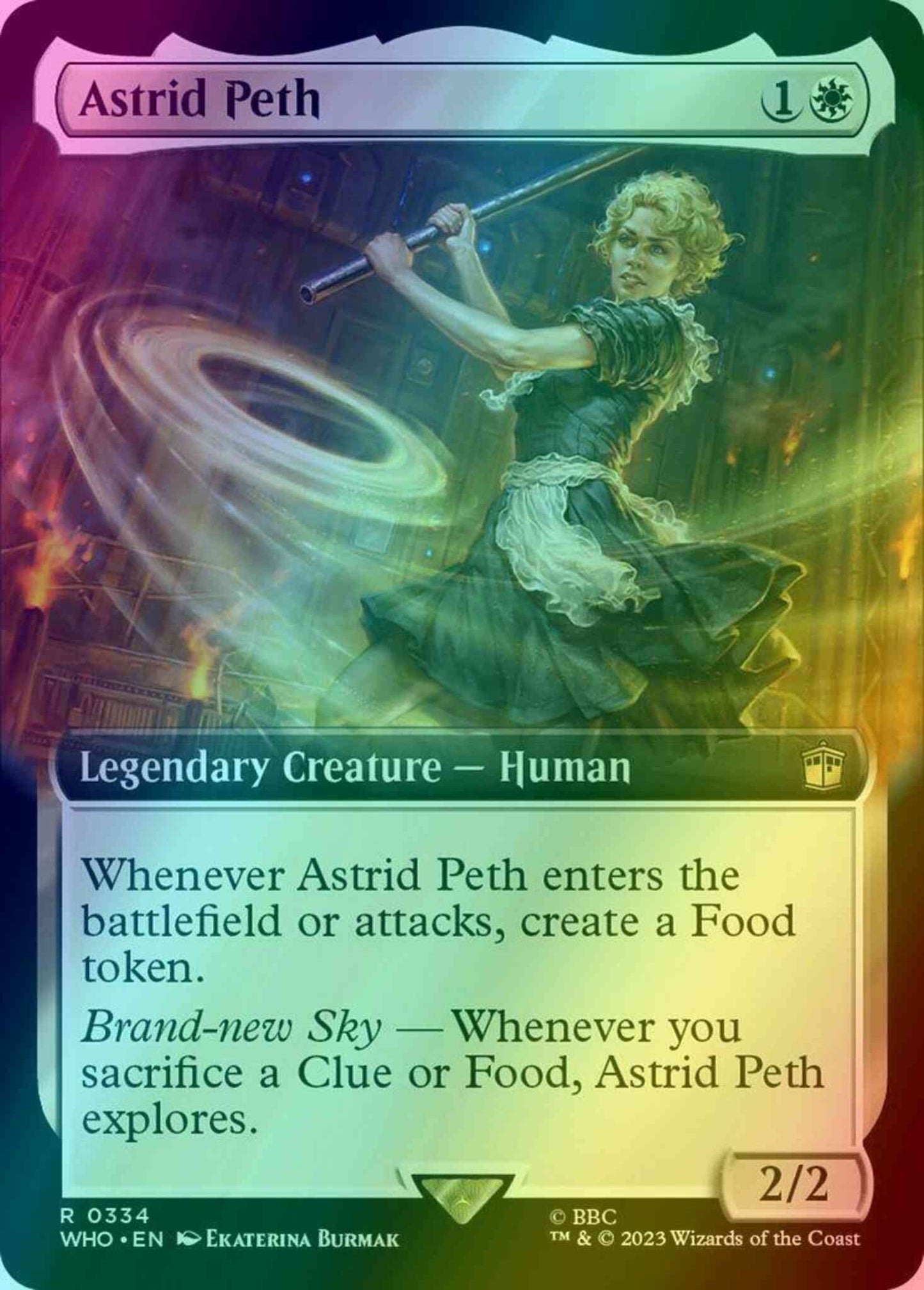 Astrid Peth [334] [Extended Art] [Universes Beyond: Doctor Who] [Foil]