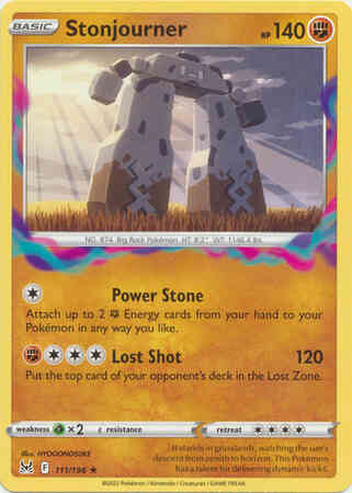 Stonjourner - 111/196 - Rare [swsh11-111] [Non-Holo]