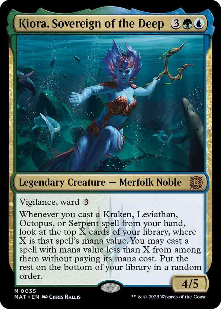 Kiora, Sovereign of the Deep [35] [March of the Machine: The Aftermath] [Non-Foil]