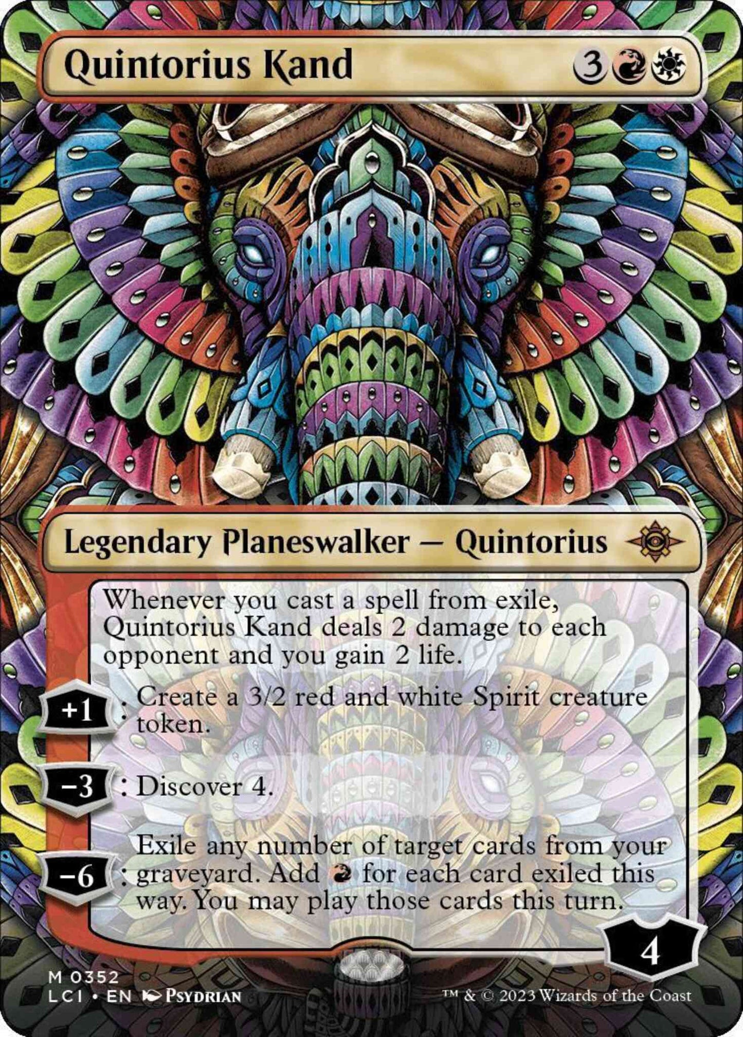Quintorius Kand [352] [Borderless] [The Lost Caverns of Ixalan] [Non-Foil]