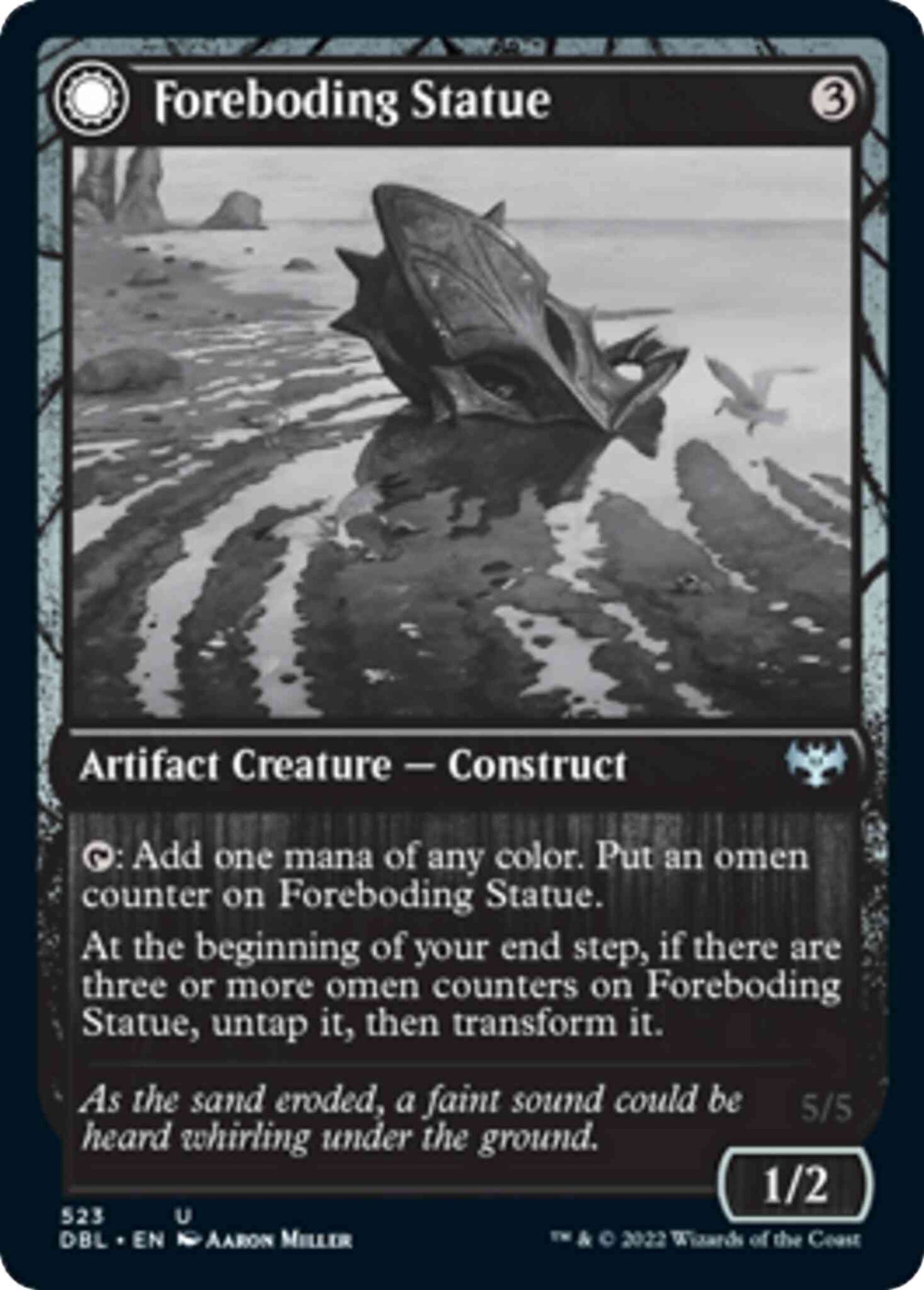 Foreboding Statue // Forsaken Thresher [523] [Innistrad: Double Feature] [Non-Foil]