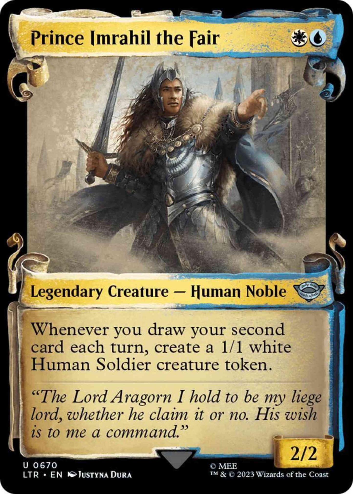 Prince Imrahil the Fair [670] [Scrolls Showcase] [The Lord of the Rings: Tales of Middle-earth] [Non-Foil]