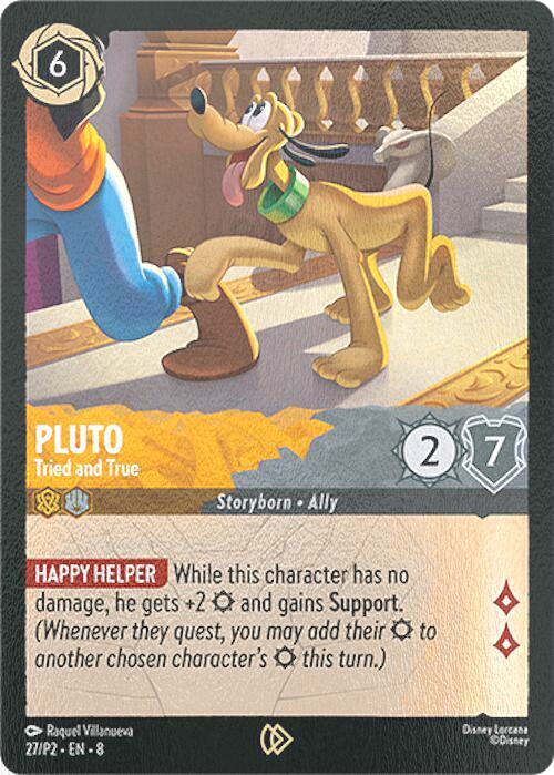 Pluto - Tried and True - 27/P2 [Disney Lorcana Promo Cards] [Cold Foil]