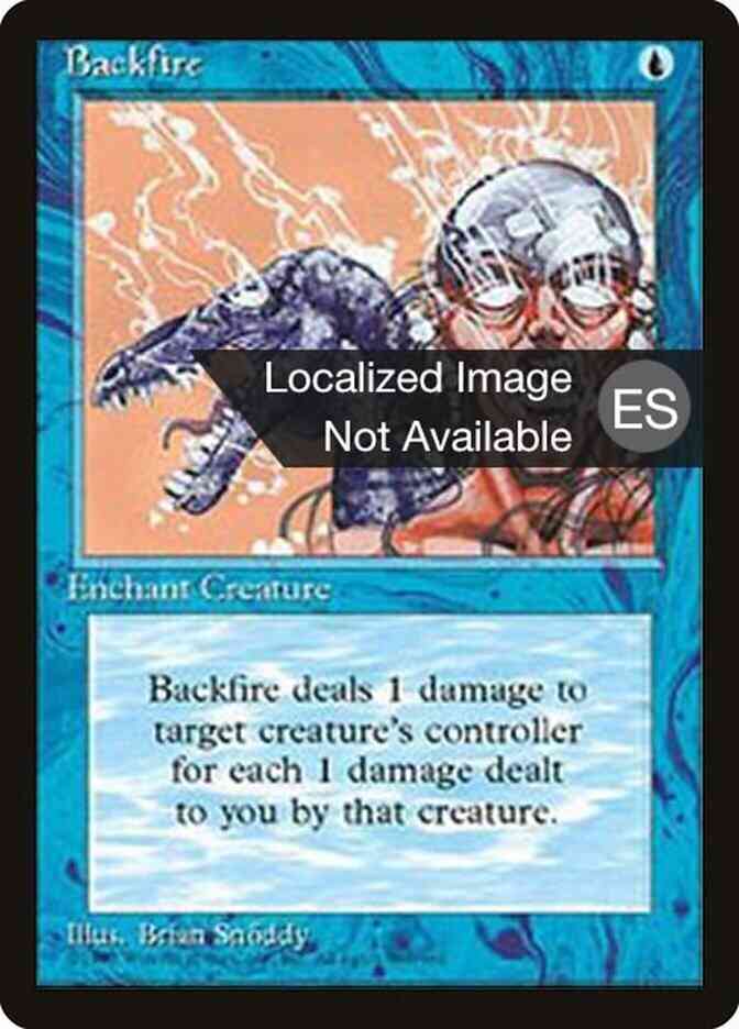 Backfire - Chinese [62] [Fourth Edition Black Border: Chinese] [Non-Foil]