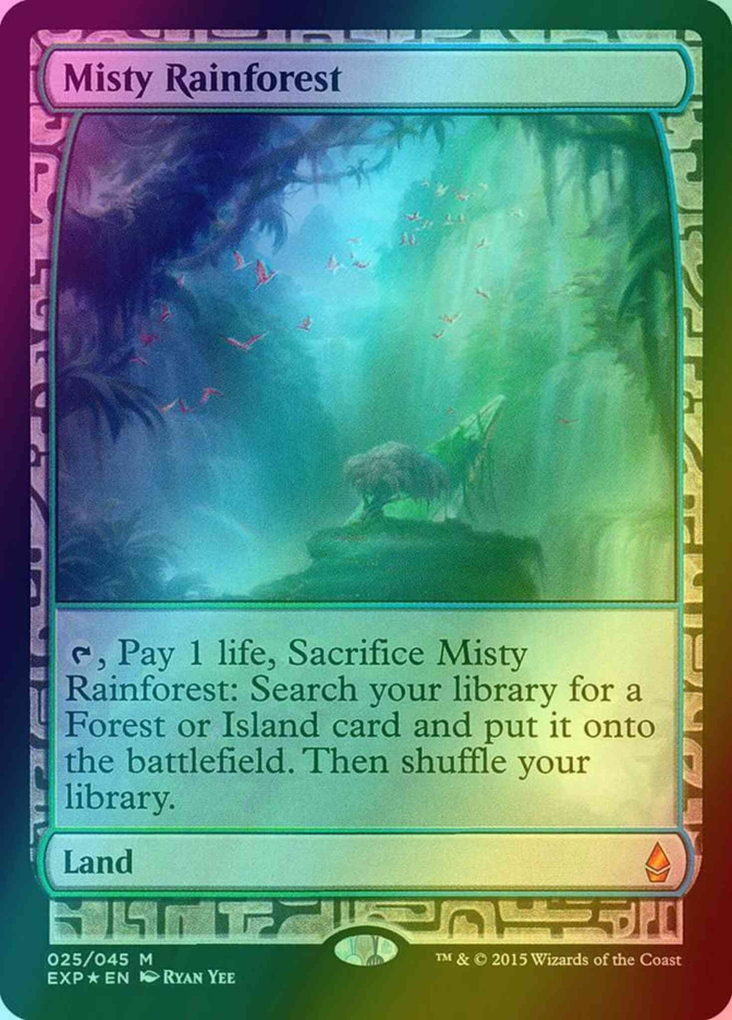 Misty Rainforest [25] [Masterpiece Series] [Zendikar Expeditions] [Foil]