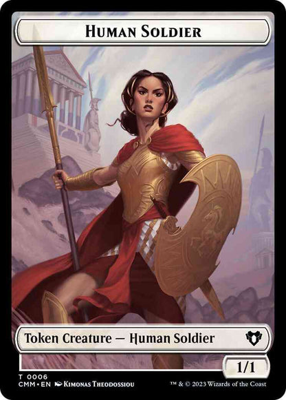 Human Soldier Token (06) // Phyrexian Germ Token (16) [Commander Masters: Tokens] [Non-Foil]