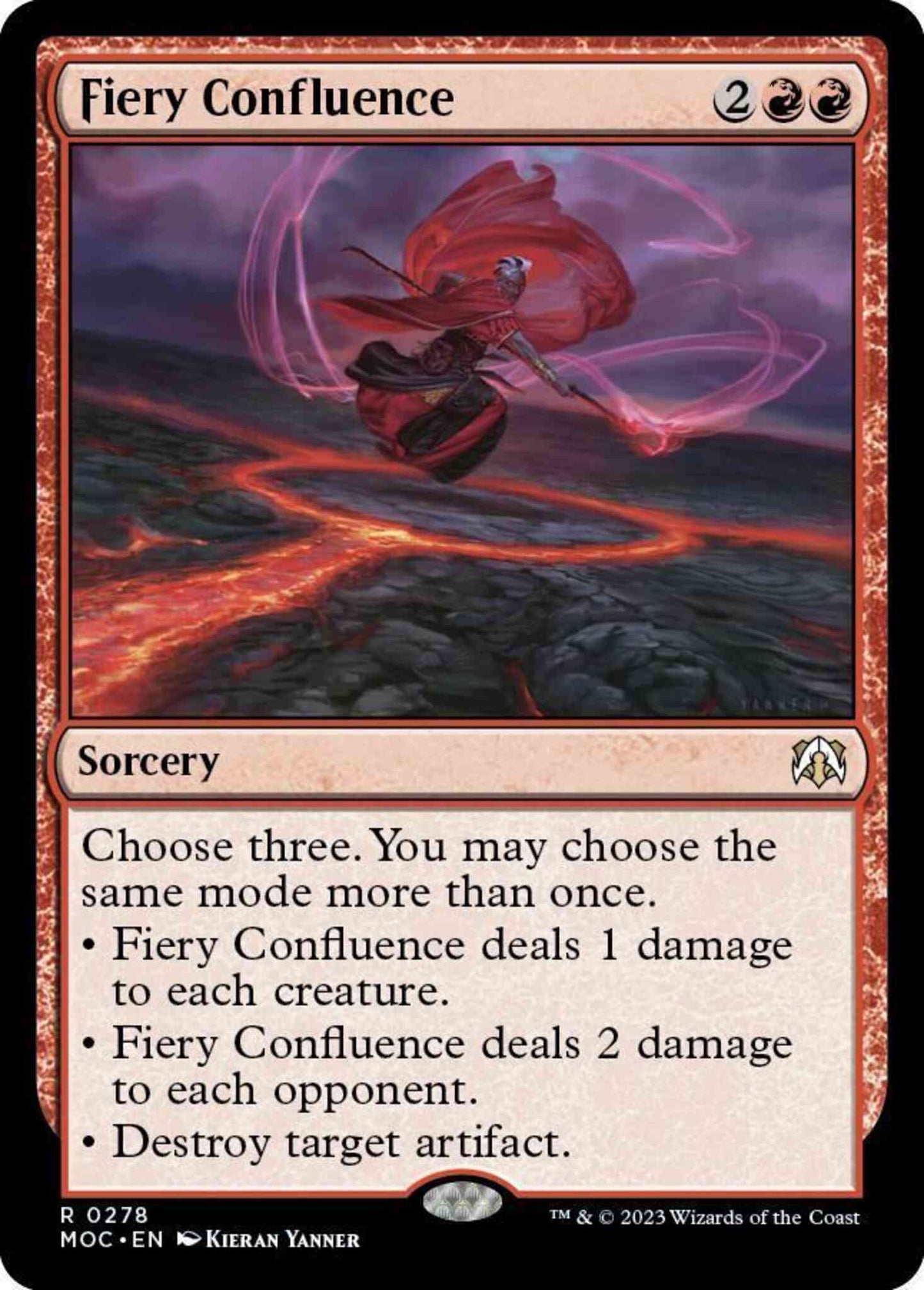 Fiery Confluence [278] [March of the Machine: Commander] [Non-Foil]