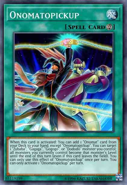 Onomatopickup - LED6-EN037 - Rare - Unlimited