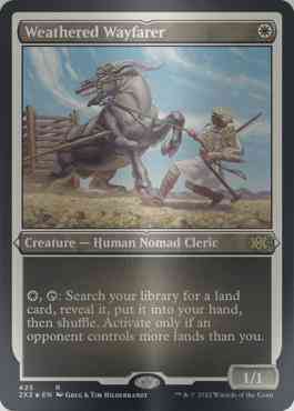 Weathered Wayfarer [425] [Double Masters 2022] [Etched Foil]