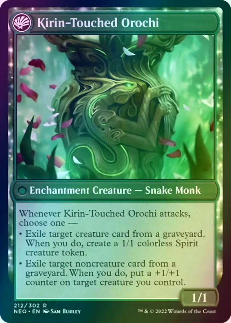 Teachings of the Kirin // Kirin-Touched Orochi [212] [Kamigawa: Neon Dynasty] [Foil]