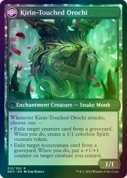 Teachings of the Kirin // Kirin-Touched Orochi [212] [Kamigawa: Neon Dynasty] [Foil]