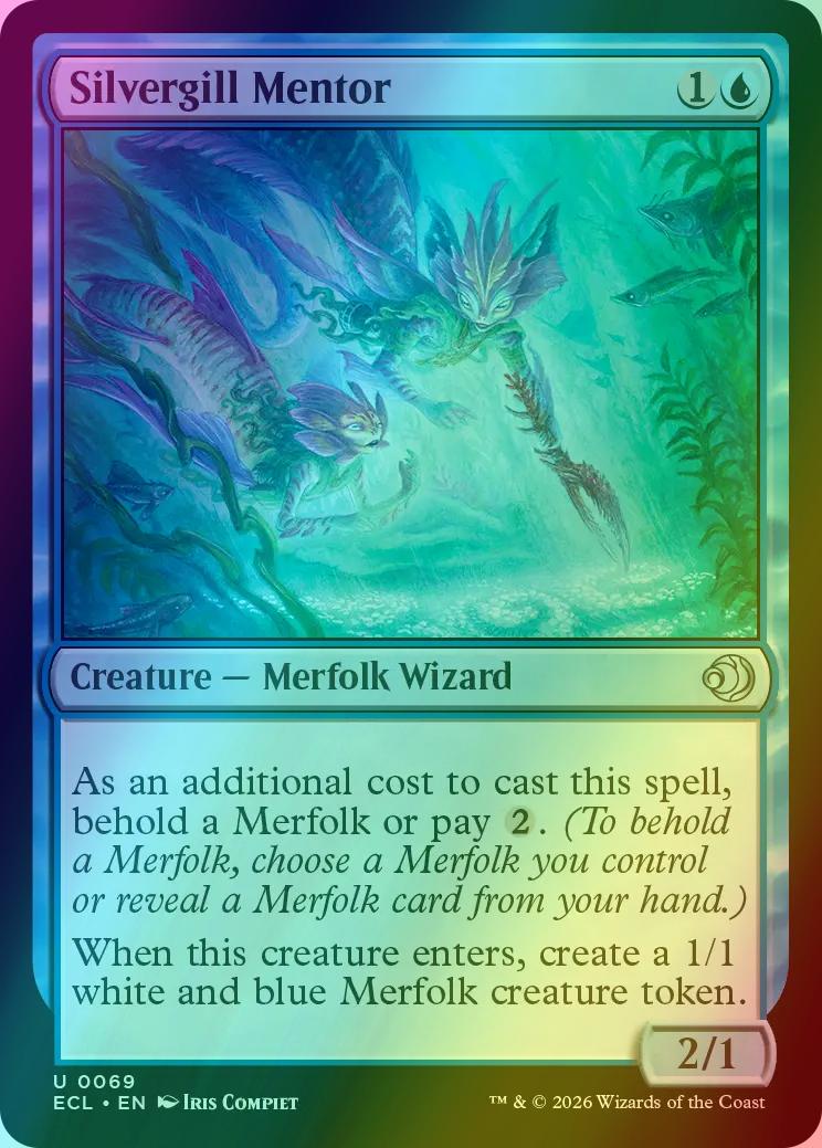 Silvergill Mentor [69] [Lorwyn Eclipsed] [Foil]