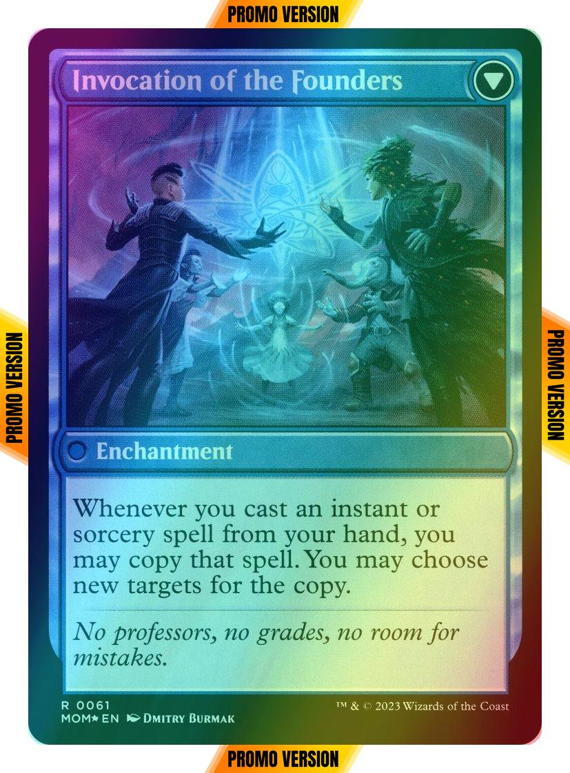 Invasion of Arcavios // Invocation of the Founders [61s] [Prerelease] [March of the Machine: Promos] [Foil]