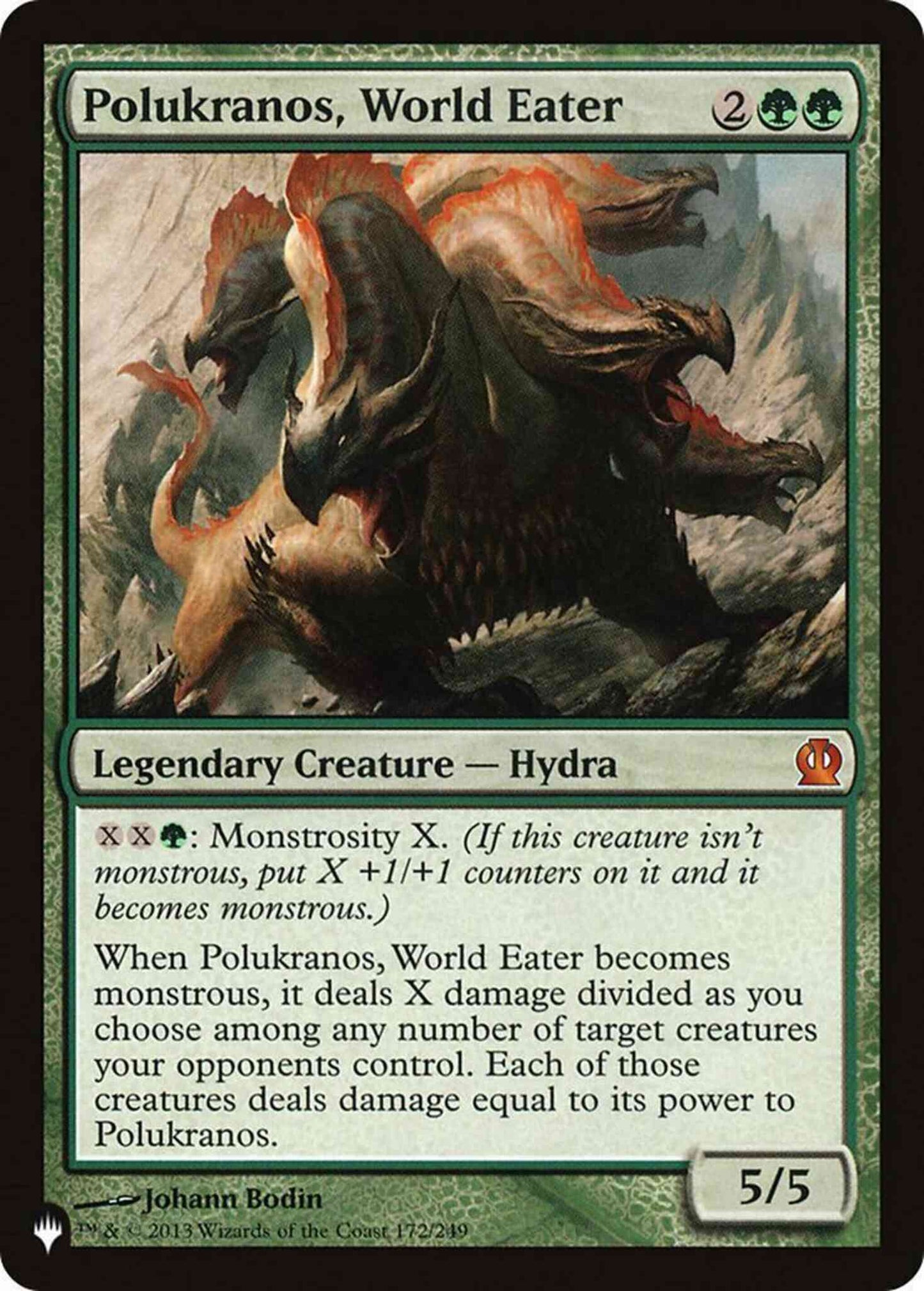 Polukranos, World Eater [THS-172] [The List] [Non-Foil]