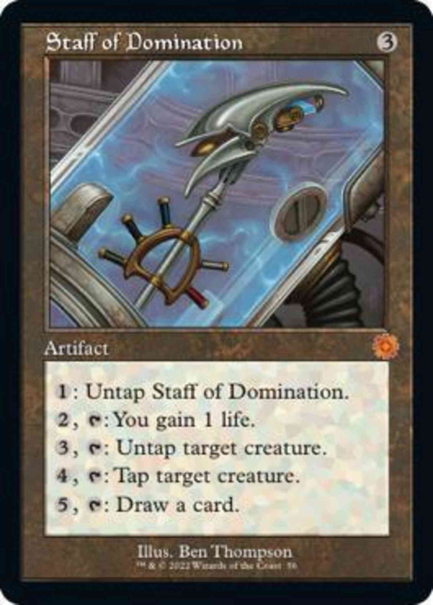 Staff of Domination [56] [Retro Frame] [The Brothers' War Retro Artifacts] [Non-Foil]